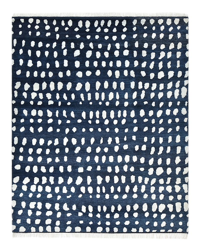 Timeless Rug Designs Irmgard S3205 Area Rug, 9' X 12' In Navy