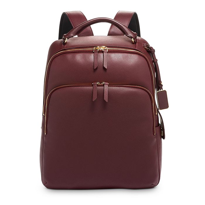 Tumi Gemma Leather Backpack In Cordovan | ModeSens