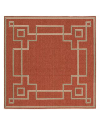 Alfresco ALF-F Square Area Rug, 8'10" x 8'10"