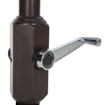 Fabia Fringe 9 Ft Crank Umbrella