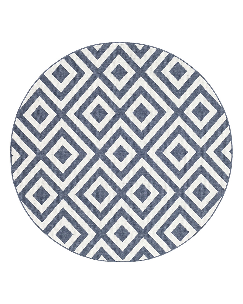Surya Alfresco Alf-i Round Area Rug, 8'10 X 8'10 In Charcoal