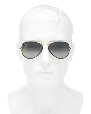  Classic Brow Bar Aviator Sunglasses, 58mm