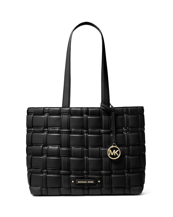 Michael Michael Kors Ivy Medium Tote In Black