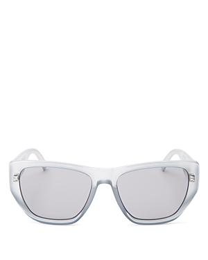 Givenchy Women's Cat Eye Sunglasses, 57mm In Silver/gray