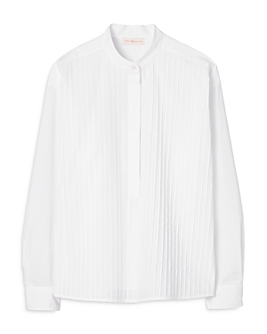 Tory Burch Pleated Poplin Shirt