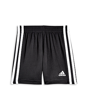 Shop Adidas Originals Boys' Classic 3 Stripe Athletic Shorts - Little Kid In Black