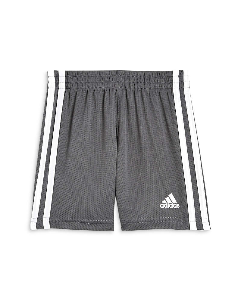 Adidas Originals Adidas Toddler And Little Boys Classic 3-stripes Shorts In Dark Gray
