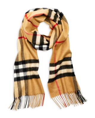 Classic Check Cashmere Scarf