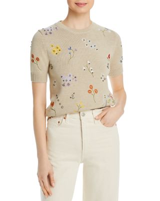 tory burch floral cardigan