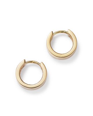 Huggie Hoop Earrings in 14K Yellow Gold 