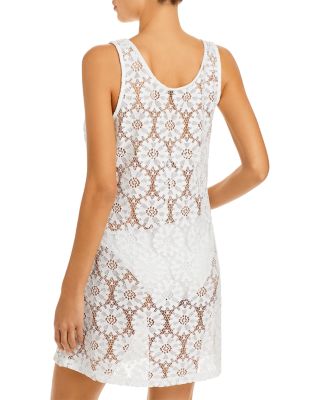 tank top dress beach cover up Magicsuit Shirred Beach Dress Swim Cover Up  Miraclesuit
