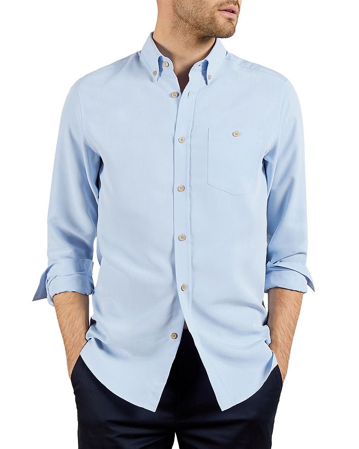 Ted Baker Long Sleeve Oxford Shirt | Bloomingdale's