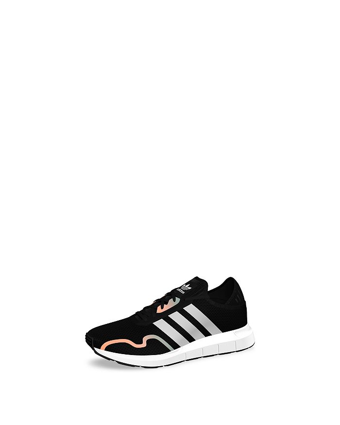 Adidas Originals Unisex Swift Run X Low Top Sneakers - Little Kid, Big Kid In Black/green