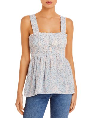 aqua sleeveless top