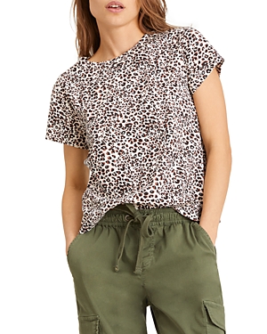 Sanctuary The Perfect Tee In Air Leopard Lotus