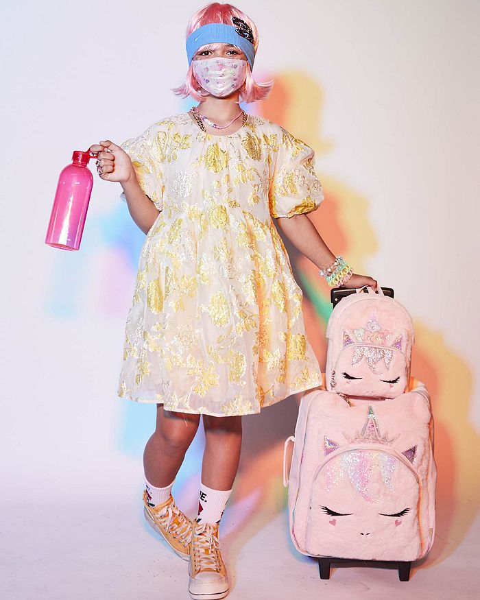 OMG ACCESSORIES GIRLS' RAINBOW UNICORN LUGGAGE