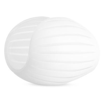 Art Glass - Ice Crust White