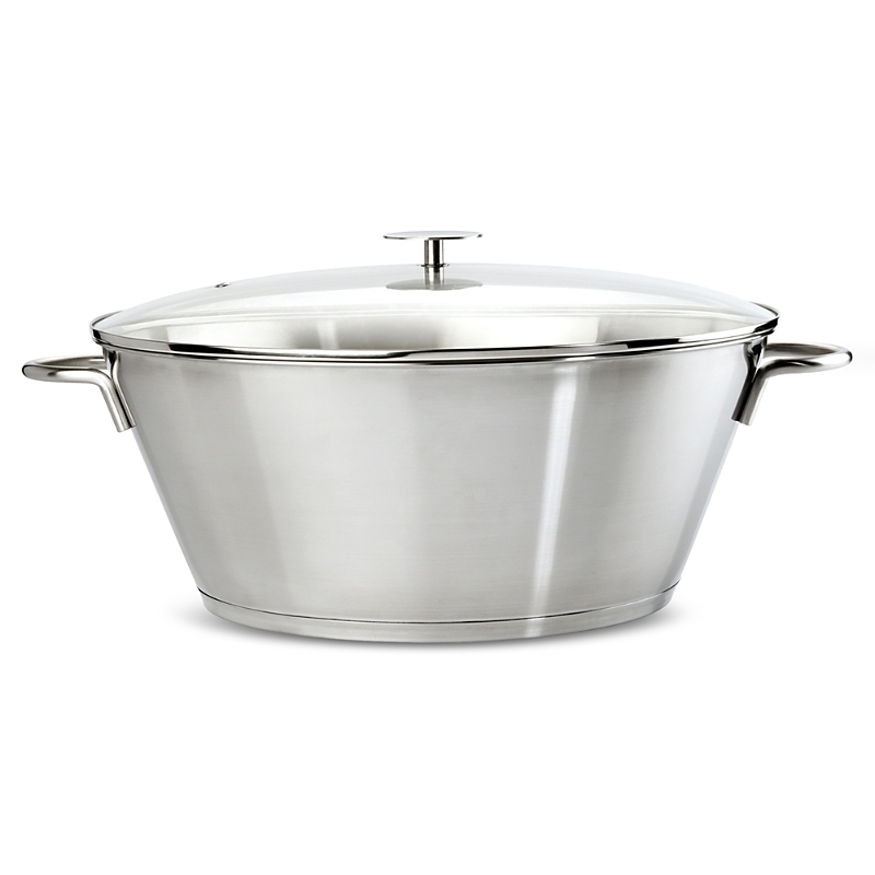 Cristel 9.5 Qt Preserve Pot And Lid In Stls Steel
