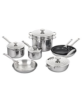 Le Creuset - 12 Pc Stainless Steel Cookware Set