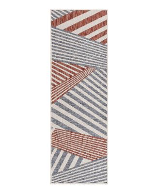 Jill Zarin Jill Zarin Outdoor Americana Runner Area Rug, 2' x 8'