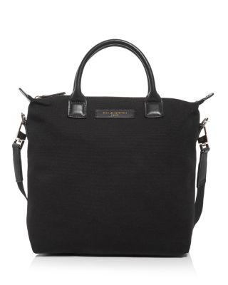 WANT Les Essentiels Leather shops canvas tote