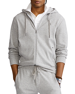 Polo Ralph Lauren Cotton Hoodie In Grey Heather