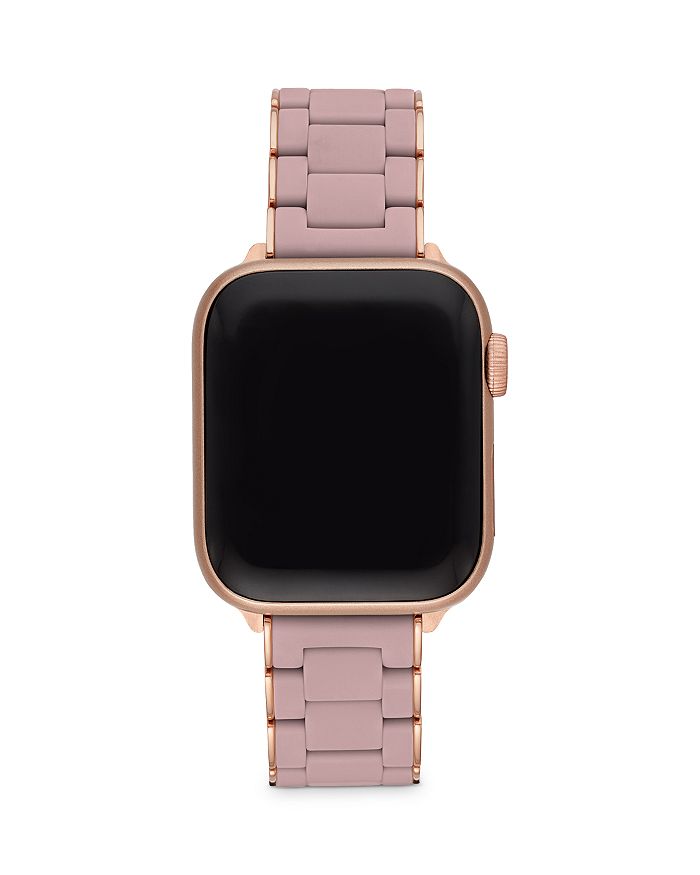 Michele Apple Watch Silicone Wrapped Interchangeable Bracelet, 38-42mm In Rose