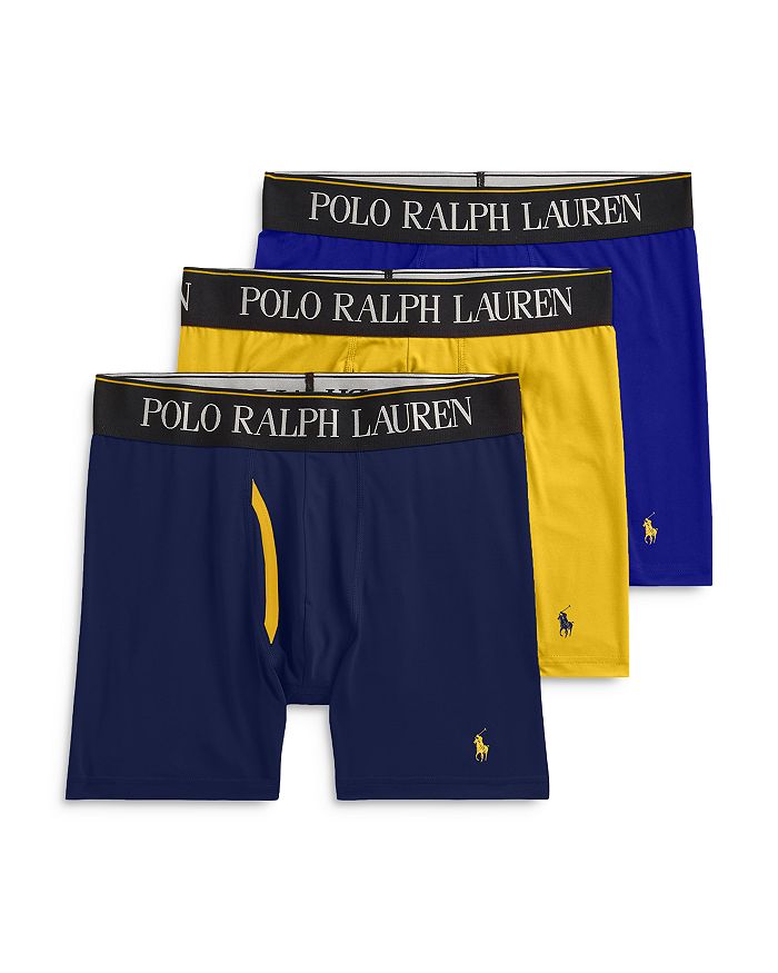 Polo Ralph Lauren 4D Flex Cooling Boxer Briefs, Pack of 3