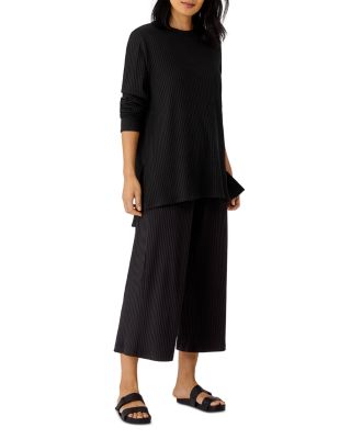 eileen fisher black tops