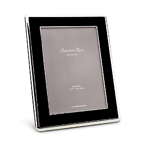 Addison Ross Silver & Black Curved Frame, 8 X 10