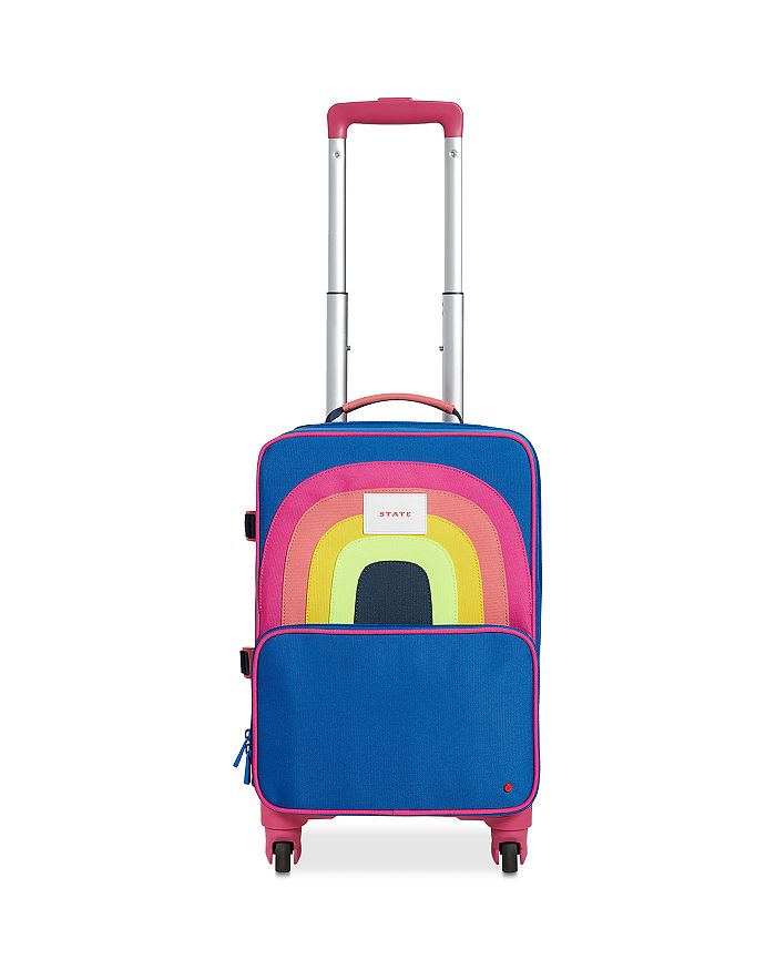 STATE Mini Logan Airplane Print Carry-On Suitcase