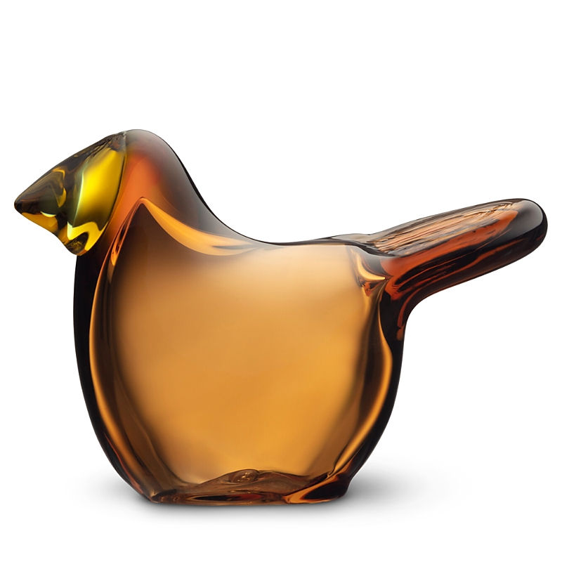 Iittala Birds By Toikka Flycatcher In Rust/coppe