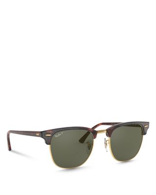  Polarized Classic Clubmaster Sunglasses, 51mm