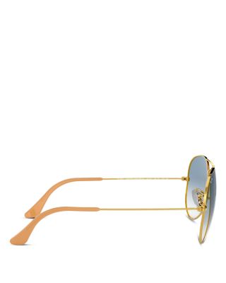  Original Brow-Bar Aviator Sunglasses, 58mm