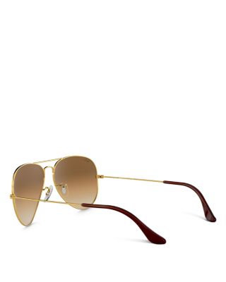  Original Brow-Bar Aviator Sunglasses, 58mm