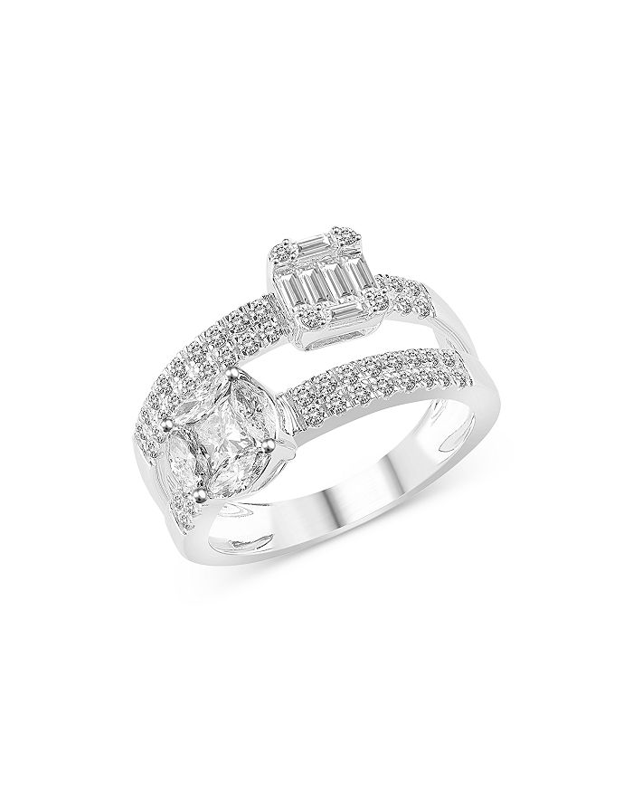 Bloomingdale's Diamond Mosaic Ring in 14K White Gold, 1.25 ct. t.w