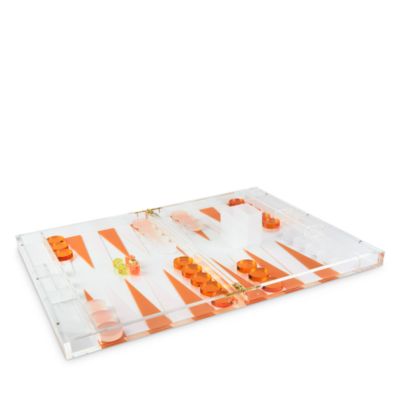 Lucite&reg; Backgammon Set