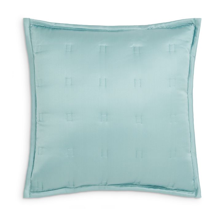 Gingerlily Silk Windsor Decorative Pillowcase, 16 X 16 In Teal