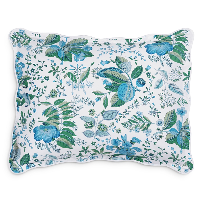 Matouk Schumacher Pomegranate Standard Sham In Sea