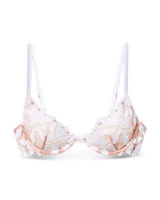 Lily Embroidered Plunge Demi Bra