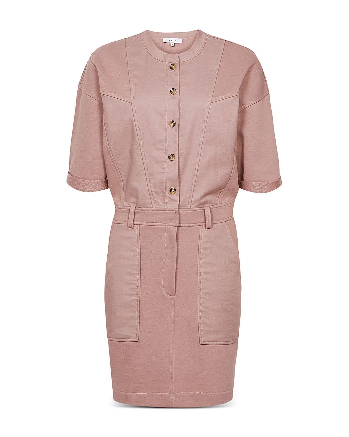 REISS Emlyn Paneled Sweatshirt Dress Bloomingdale s
