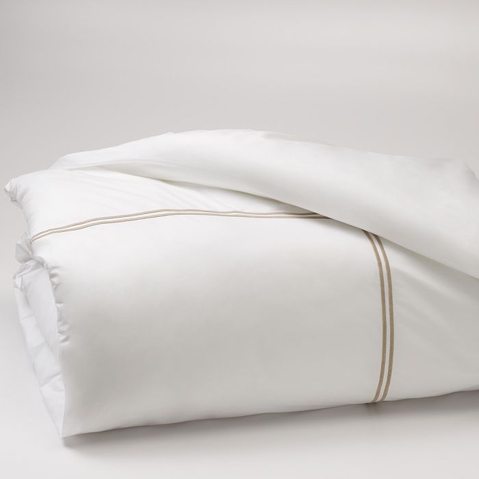 Hudson Park Collection Hudson Park Italian Percale Twin Duvet Cover - 100% Exclusive In Champagne