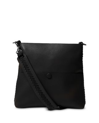 slim messenger bag leather
