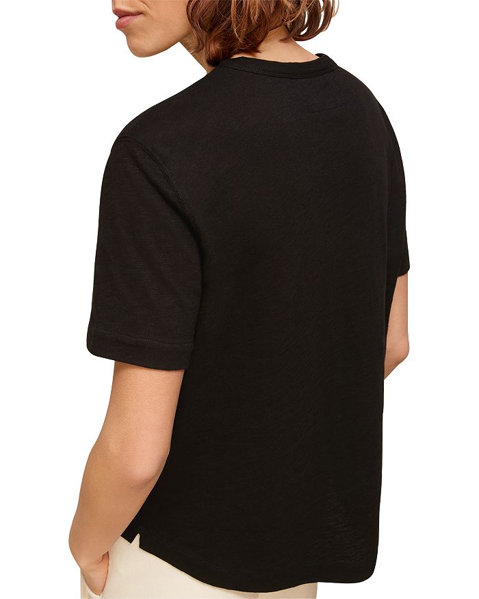Shop Whistles Emily Ultimate Tee In Black