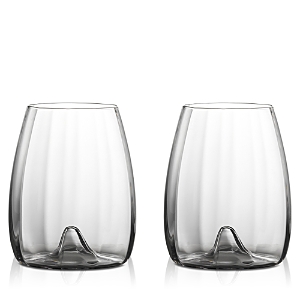 Waterford Elegance Optic Stemless Wine Glass, Set Of 2
