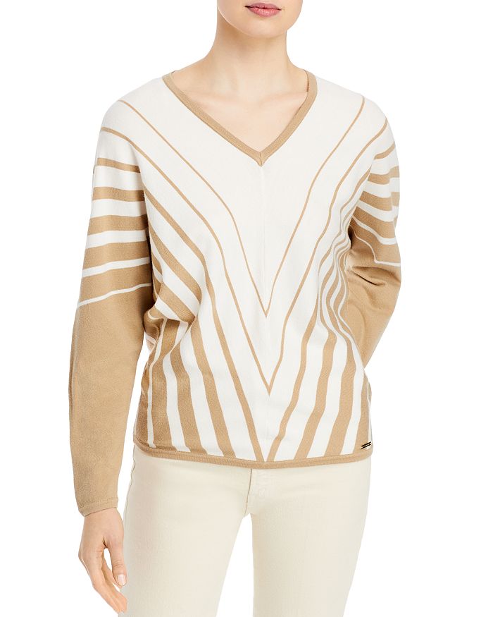 T Tahari Dolman Sleeve Striped Sweater | Bloomingdale's