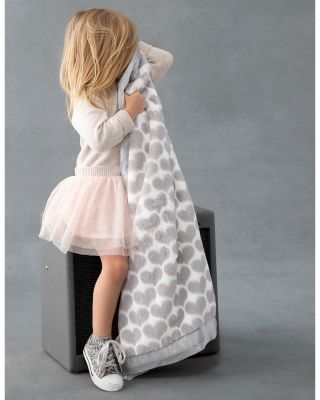 Luxe™ Faux Fur Heart Army Blanket - Baby