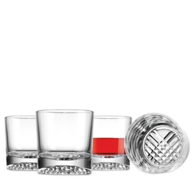 Godinger - Fiore Double Old Fashioned Tumblers, Set of 4