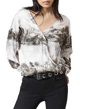 ALLSAINTS PENNY SCENIC PRINT TOP,WM142U