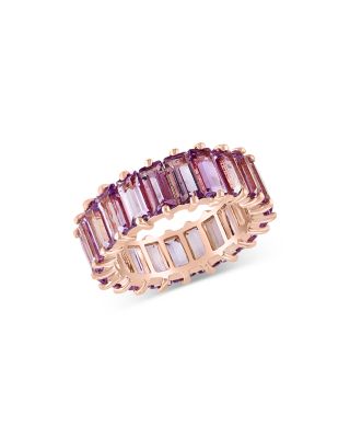 Bloomingdale's Fine Collection - Pink Amethyst Eternity Band in 14K Rose Gold - Exclusive